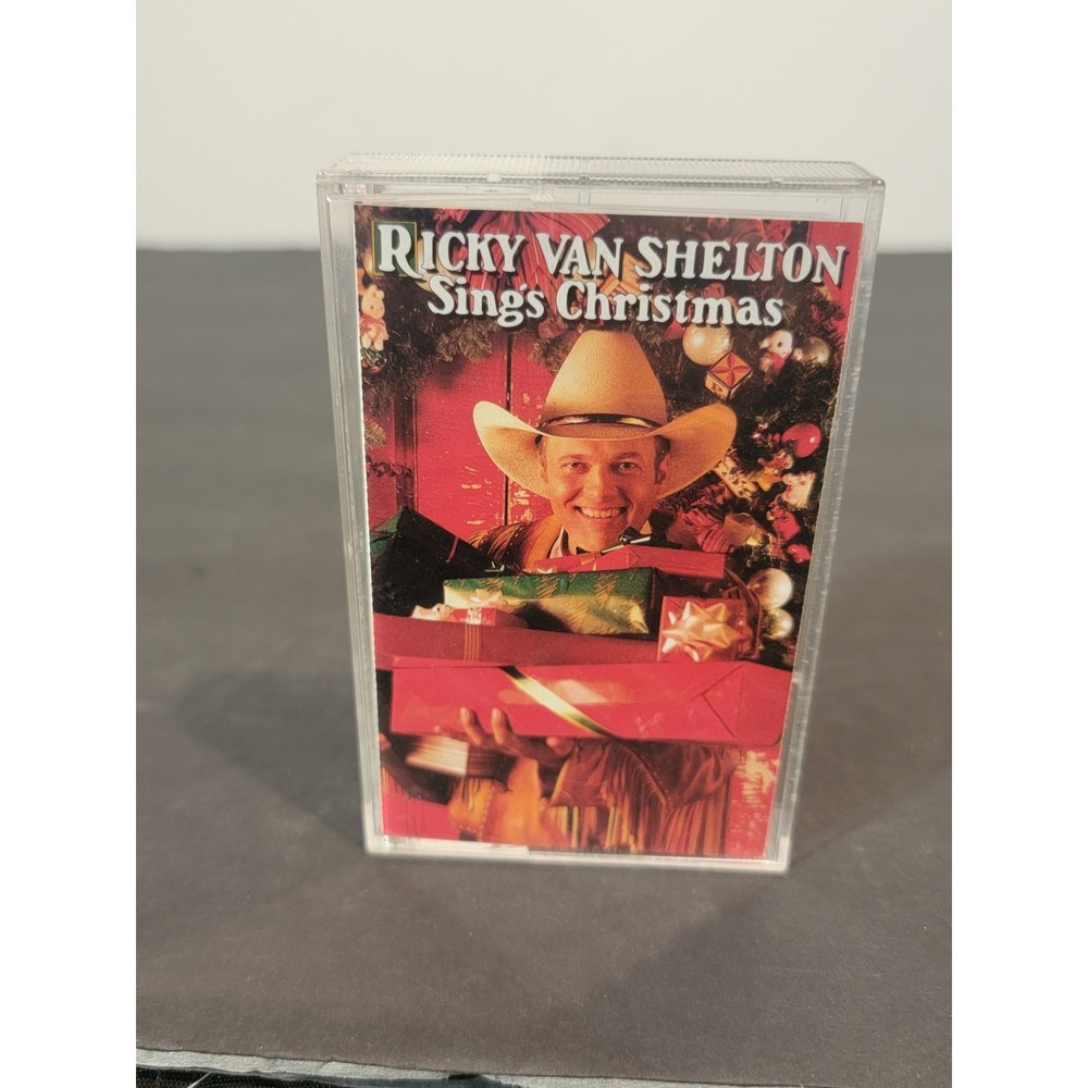 Ricky Van Shelton Sings‎ Christmas Cassette 1989 Columbia